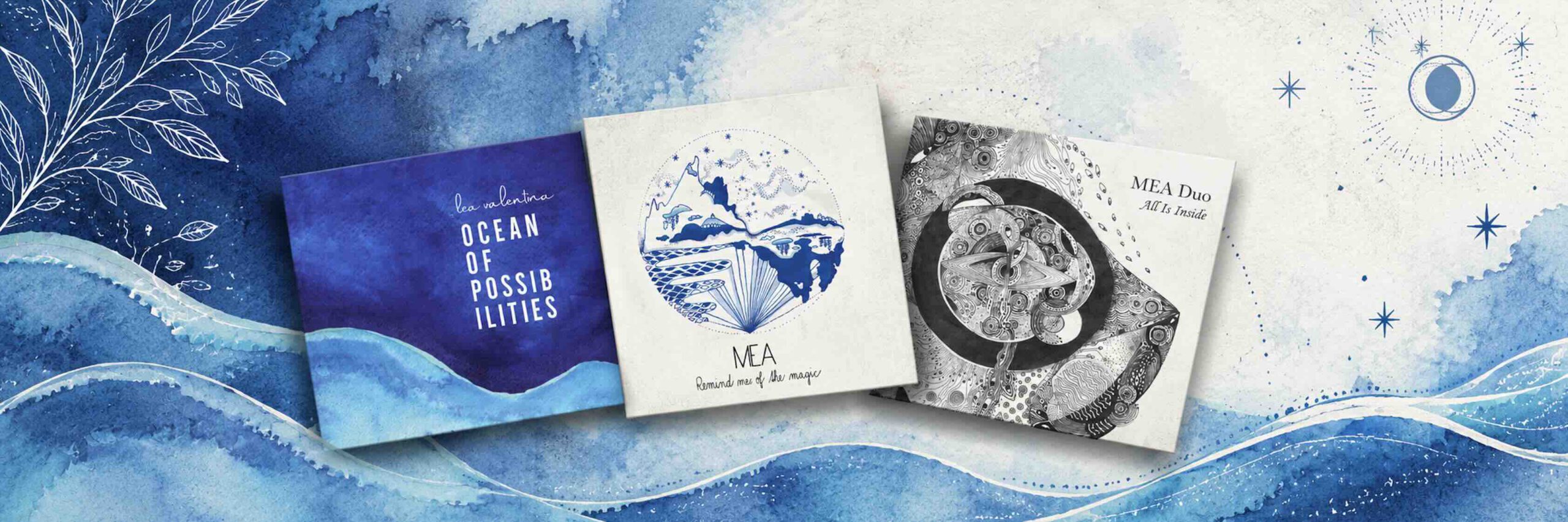 CDs Lea Valentina und MEA Duo